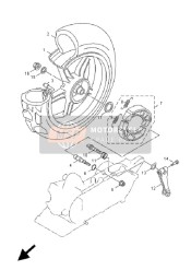 4VPF53550000, Levier,  Axe A Came, Yamaha, 0